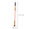 Baluue 6Pcs Double Ended Eyebrow and Eyelash Brushes Angled Brow Makeup Tools Handles Versatile Multi Functional for Precise Application and Easy Cleaning view 2