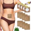 50PCS Castor Oil Patches, Castor Oil Pack Wraps Disposable Organic Cotton Self-Adhesive Pads for Belly Button, Anti Leakage Design, Breathable & Portable, No Wash (Beige, 8 * 8cm) view 1