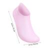 Baluue 4 Pairs Silicone Gel Moisturizing Socks for Women Foot Care Soft Skin Treatment for Dry Cracked Heels Comfortable Foot Cover Sleep Socks in Pink and Nude Colors view 2