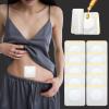 50PCS Castor Oil Patches, Castor Oil Pack Wraps Disposable Organic Cotton Self-Adhesive Pads for Belly Button, Anti Leakage Design, Breathable & Portable, No Wash (White, 8 * 8cm) view 2