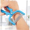 Beaupretty 3Pcs Manual Facial Hair Removal Spring Epilator for Women Safe Skin Care Tool for Lip Chin Neck Easy to Use Blue Threading Hair Remover for Daily Use view 4