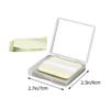 ETHZZLE Green Tea Facial Oil Blotting Paper with Mirror and Puff Portable Oil Absorbing Sheets for Oily Skin Controls Shine and Minimizes Pores Lightweight Face Cleaning Paper for Men and view 2
