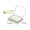 Healifty Blotting Sheets for Oily Skin with Mirror and Puff Thin Facial Oil Absorbing Paper for Face and Pore Minimizing Portable and Makeup Friendly for Men and Women view 2
