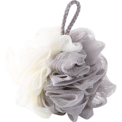Sponges for Body, Shower Sponge for Body with Gentle Netting, Eco-Friendly Skin Care Bath Sponges for Shower, Deep Cleaning Bathing Body Sponges for Shower with Handle for Women and Men,Gray