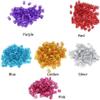 100Pcs Hair Braid Dread Dreadlock Beads Adjustable Cuff Clip 8Mm Clip Metal Tube Lock view 4