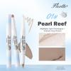 FLORTTE Dual-Ended Highlight & Contour Stick 2-in-1 Face Sculpting Makeup Pen, for Highlighting, Contouring, Nose Shading & Face Shaping  Natural Finish, Easy to Blend, Long-Lasting (01# Pearl Reef) view 2