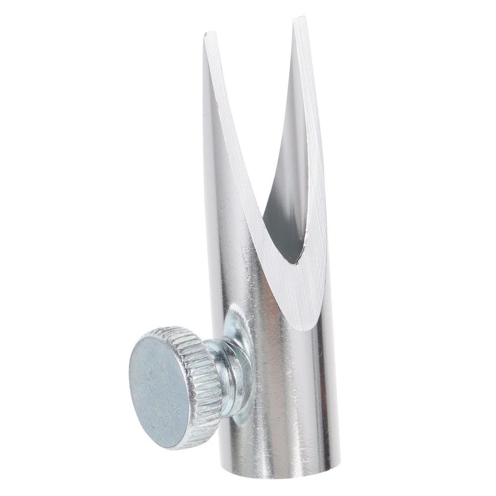 FOMIYES Manual Metal Eyebrow Pencil Sharpener Dual U Shaped Slots Portable Sharpener for Cosmetic Pencils with Smooth Surface Safe and Efficient Tool for Home and School Use