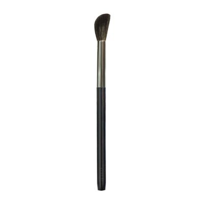 1PC Hand Crafted Makeup Brushes Soft Saikoho Goat Hair Round Angled Blush Brush Ebony Wood Handle Professional Make Up Brushes (MS12)