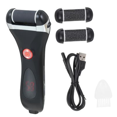 Beaupretty Rechargeable Electric Callus Remover for Feet Ergonomic Foot File Pedicure Tool with Massage Effect Material for Smooth Heel Dead Skin Removal
