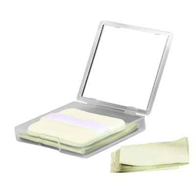 Beaupretty Absorbing Sheets for Face Lightweight Portable Blotting Paper with Mirror for Oily Skin Care Makeup Friendly Facial Oil Absorber Includes Original and Replacement Packs