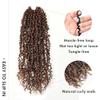 Toyotress Yanky Twist Crochet Hair - 14 Inch 8 Packs (30 Strands/Pcs) Fluffy Spring Mini Twist Passion Twist, Black Mix Copper Pre-Looped Crochet Braids Braiding Hair (14 Inch, F1B/350-8P) view 4