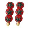 4PCS Tomato Hair Clips,Tomato Hair Duckbill Clips,Food Shape Hairpins,Vegetable Hair Clips,Food Hair Clip for Girls,Small Hair Barrettes for Women (Tomato) view 1