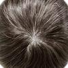 FACE MIRACLE French Lace Human Hair Toupee for Men PU Poly Skin Around Edge Mens Hairpieces Toupee Human Hair Replacement Systems Natural Hairline 6X9 80% #330#3 Dark Brown+30% Grey view 3