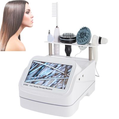 10inch Skin Scalp Detector | Multifunction Hair Analyzer Hair Care Machine | Hair Follicle Oil And Moisture Tester | For Hair Loss/Moisture/Flexibility/Oil Content (White)
