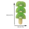 4PCS Kiwi Hair Clips,Kiwi Berry Hair Duckbill Clips,Food Shape Hairpins,Corn Hair Clips,Fruit Hair Clip for Girls,Small Hair Barrettes for Women (Kiwi) view 2