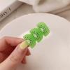 4PCS Kiwi Hair Clips,Kiwi Berry Hair Duckbill Clips,Food Shape Hairpins,Corn Hair Clips,Fruit Hair Clip for Girls,Small Hair Barrettes for Women (Kiwi) view 3