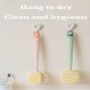 2-in-1 Bath Scrubber & Back Brush, Extra Long Handle, Shower Brush with Bath Balls and Bristles, Exfoliating Shower Ball, Double Sided Bath Brush, Soft Bristles, Wet or Dry (2pcs-A1+B2) view 4