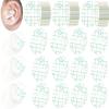100 PCS Clear Waterproof Ear Covers for Shower  Disposable Swimming Ear Stickers - Ear Shower Caps Protectors for Shower,Swimming, Surfing, Snorkeling & Water Sports 2.7 x 1.7in view 1