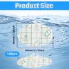 100 PCS Clear Waterproof Ear Covers for Shower  Disposable Swimming Ear Stickers - Ear Shower Caps Protectors for Shower,Swimming, Surfing, Snorkeling & Water Sports 2.7 x 1.7in view 3