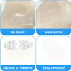 100 PCS Clear Waterproof Ear Covers for Shower  Disposable Swimming Ear Stickers - Ear Shower Caps Protectors for Shower,Swimming, Surfing, Snorkeling & Water Sports 2.7 x 1.7in view 4