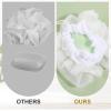 2 in 1 Bar Soap Loofah, Loofah Sponge Washcloth, Bath Sponge Shower Scrubber, Dual-Sided Shower Washcloths with Drawstring for Cleansing and Smooth Skin (Beige) view 2