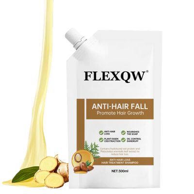 FLEXQW 1 PCS 300ML Anti-Hair Fall Promote Hair Growth Shampoo for Women Men Hair Loss,Rich in Various Plant Extracts Shampoo for all Type.