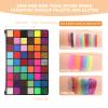Face Painting Kit for Kids with Book,Stencils,Brushes,Non Toxic Water Activated Face Paint Palette For Halloween,Carnival,Party Costume Makeup Any Creative Activity with Kids(54 Colors) view 3
