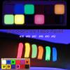 Face Body Paint, Glow in the Dark, 12 Color Face Paint Palette for Halloween Party Cosplay, with 2 Professional Artist Brushes, Water Activated Eyeliner, Washable Non-Toxic Halloween Makeup view 3