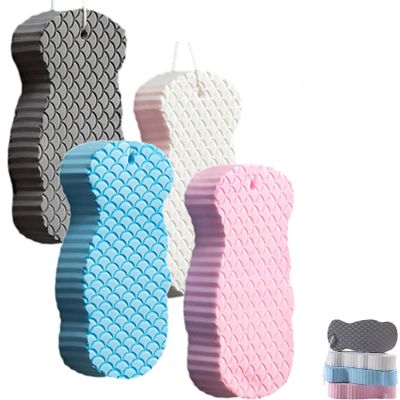 4 Pcs Magic Exfoliating Bath Body Scrubber Super Soft Exfoliating Bath Sponge Reusable Remover Dead Skin for Body and Face