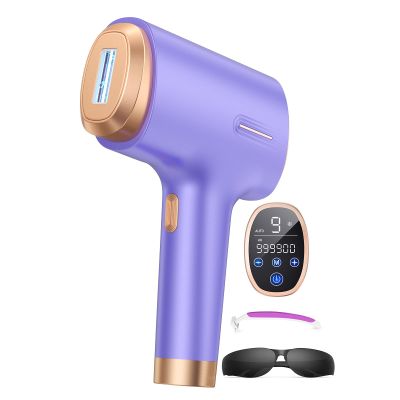 Ubroo Laser Hair Removal for Women & Men, 45F Ice-Cooling Contact, Safe & Virtually Painless Alternative to Salon IPL Hair Removal Device, Long-Lasting Hair Removal from Home