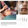 7pcs Makeup Brush Acrylic Handle Facial Mask Eyeliner Eyeshadow Lip Brush Kit for Women Skin-friendly Easy to Clean Non-absorbent Design for Makeup and Crafts view 3