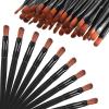 50 Pcs Lip Applicators Disposable, Black Lipstick Lip Gloss Wands Lips Liner Brush Professional Makeup Applicators Kit Portable Eye Shadow Concealer Brushes Beauty Tool Set for Even Application view 1