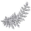 10 Crystal Rhinestone Bridal Hair Comb, Elegant Pearl Side Comb For Weddings, Curved Design For Brides view 3