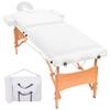 2-Zone Folding Massage Table 3.9" Thick White, Health & Beauty, Personal Care, Massage Tables, 110150 view 1