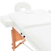 2-Zone Folding Massage Table 3.9" Thick White, Health & Beauty, Personal Care, Massage Tables, 110150 view 4