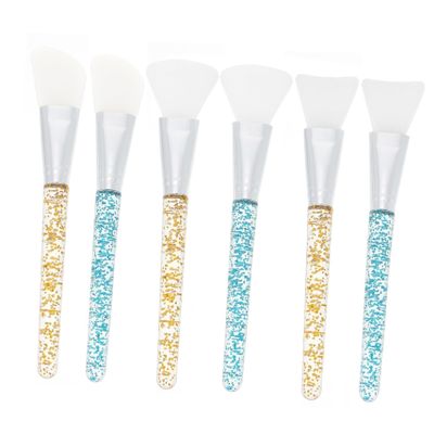 6pcs Silicone Face Mask Applicators Beauty Makeup Tools Ergonomic Brush Head for Facial Care