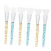 6pcs Silicone Face Mask Applicators Beauty Makeup Tools Ergonomic Brush Head for Facial Care view 1