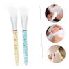 6pcs Silicone Face Mask Applicators Beauty Makeup Tools Ergonomic Brush Head for Facial Care view 2