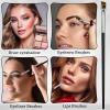 12 Pcs Eyeliner Eyebrow Fine Angled Brush Fine Eyebrow Tint Brush Tip Thin Slanted Flat Makeup Brushes Eyeshadow Tint Lamination Brushes Slanted Flat Eye Shadow for Cosmetic view 4