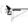 2-Zone Foldable Massage Table Aluminum Black and White, Health & Beauty, Personal Care, Massage Tables, 110228 view 4
