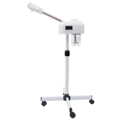 Standing Facial Steamer, Facial Deep Cleaning Skin Care Equipment with Rolling Wheels, Professional Face Steamer with Hot Mist Function, Therapy Face Steam Machine for Home Salon Spa Beauty Stores