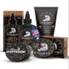 Bossman Essentials Beard Kit for Men + Beard Pomade Bundle (Set of 4, 16 oz in Total) - Oil Jelly, Fortifying Conditioner, Balm, Pomade - Grooming Growth Care Set (Stagecoach) view 1