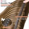 WIGNEE Double Weft Invisible PU OVO Human Hair Extensions 22 Inch Micro Beads Hair Extensions Real Human Hair Highlight Honey Blonde Genius Weft Hair Extensions Human Hair(T4/27) view 4