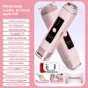 Electric Hair Trimmer for Women,2-in-1 Bikini & Body Shaver with LED Screen,Cordless Body Shaver for Trip,Replaceable Lady Facial Razor USB Rechargeable,IPX6 Waterproof&Easy Cleaning, (Pink) view 2