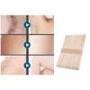 YUYTE 100pcs Wood Wax Sticks Disposable Wax Applicator Sticks for Hair Removal with Smooth Edges Safe Wood Material for Brows Small Areas view 4
