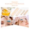 YUYTE 100 Pcs Wooden Wax Sticks Wax Spatulas Wax Applicators Smooth Safe Disposable for Hair Removal with No Splinter Rims Ideal for Lips Eyebrows view 4