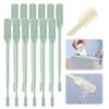 2-in-1 Nasal Hair Cutter, Double Sided Nose Hair Knife, Portable Nostril Hair Remover Tool, 360 Rotating Nose Hair Trimmer with Ear Picker for Women Men (Green, 12 PCS) view 1