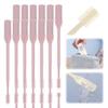 2-in-1 Nasal Hair Cutter, Double Sided Nose Hair Knife, Portable Nostril Hair Remover Tool, 360 Rotating Nose Hair Trimmer with Ear Picker for Women Men (Pink, 12 PCS) view 1
