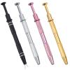 4 Pcs Piercing Ball Grabber Tool, Piercing Assistant Pen Diamond Claw Tweezers Piercings Tools,Septum Ball Screw Tool Stainless Steel Pearl Grabber Pick up Tools Prong Holder for Changing Jewelry view 1