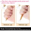 4 Pcs Piercing Ball Grabber Tool, Piercing Assistant Pen Diamond Claw Tweezers Piercings Tools,Septum Ball Screw Tool Stainless Steel Pearl Grabber Pick up Tools Prong Holder for Changing Jewelry view 3